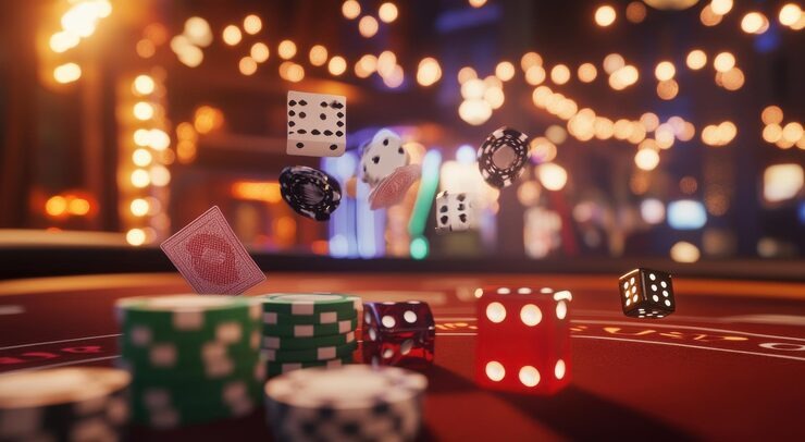 Platform dashboard showing sports and casino categories